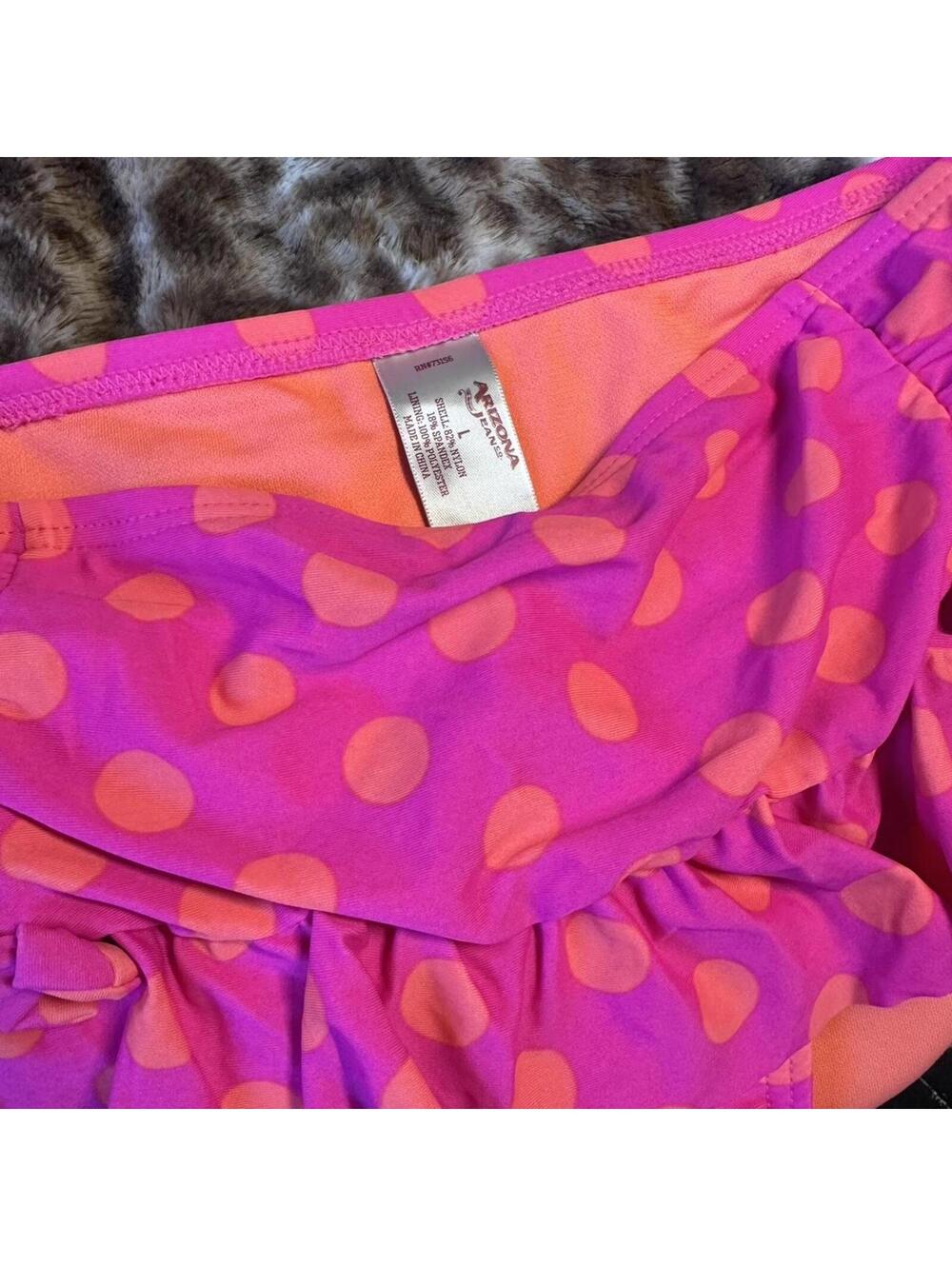 lalaloopsy polka dot ruffle bikini bottoms with flirty layered skirt. - Picture 3 of 3